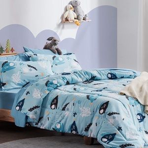 Comforter and Sheet Sets w/Shams 7 Pcs Full/Queen